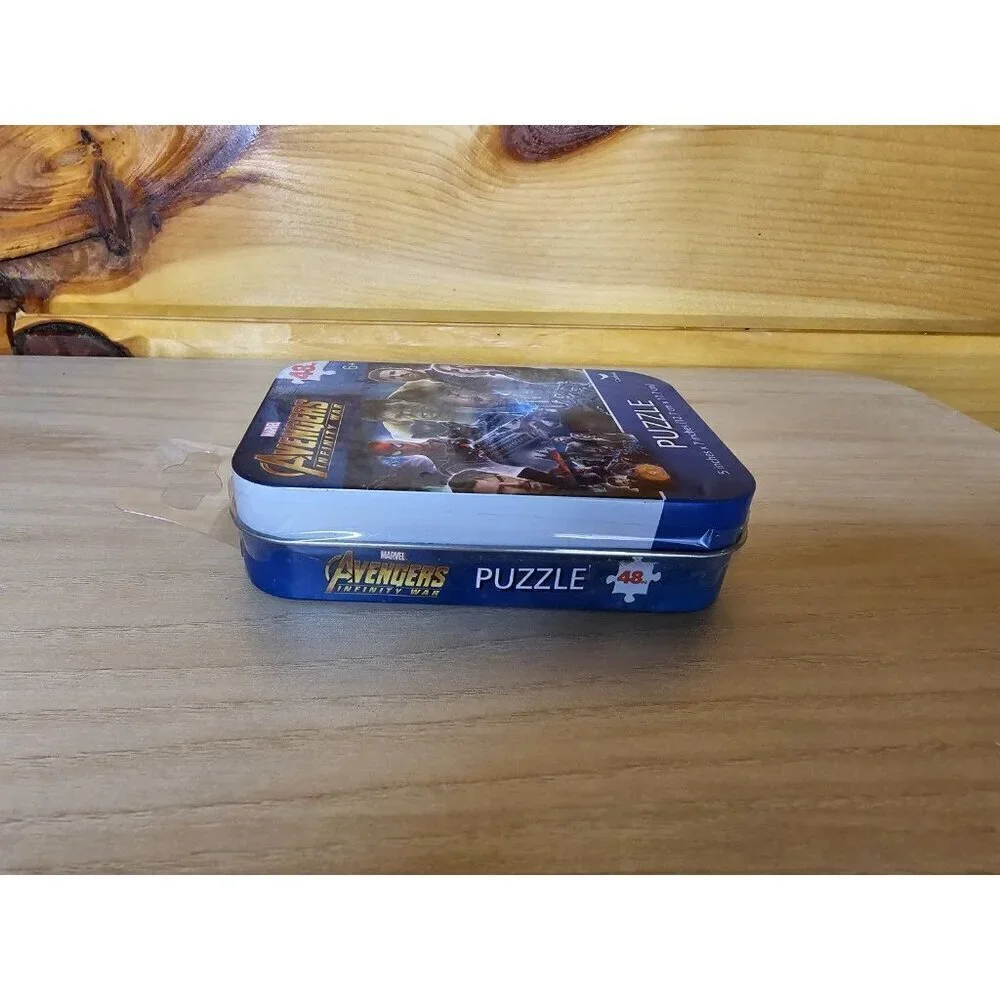 Avengers Infinity War Puzzle In Tin Box 48 Pieces 5x7 Ages 6 And Up New Sealed